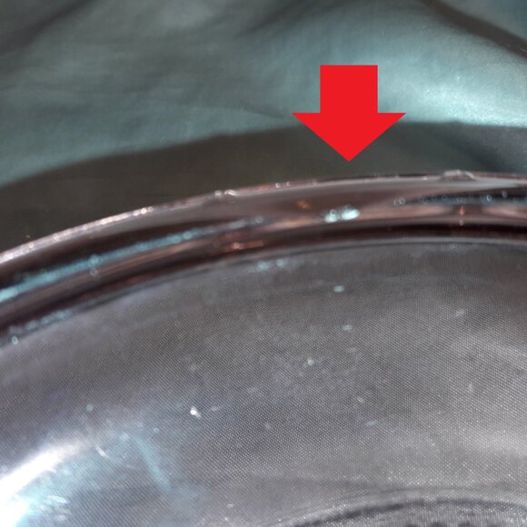 Vintage 90s Cranberry Visions Pyrex Corning 1 L All-Glass Purple Saucepan w/Lid - Picture 10 of 12